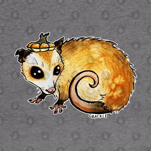 Pumpkin Spice Possum by Jan Grackle